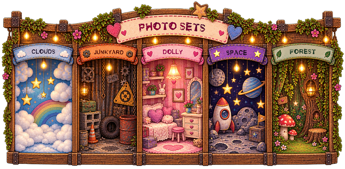 Themed photo sets